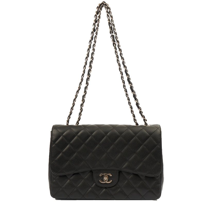 Picture of Chanel Shoulder Bag Classic Single Flap - Large in Black, Caviar Leather