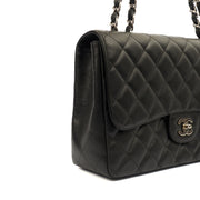 Picture of Chanel Shoulder Bag Classic Single Flap - Large in Black, Caviar Leather