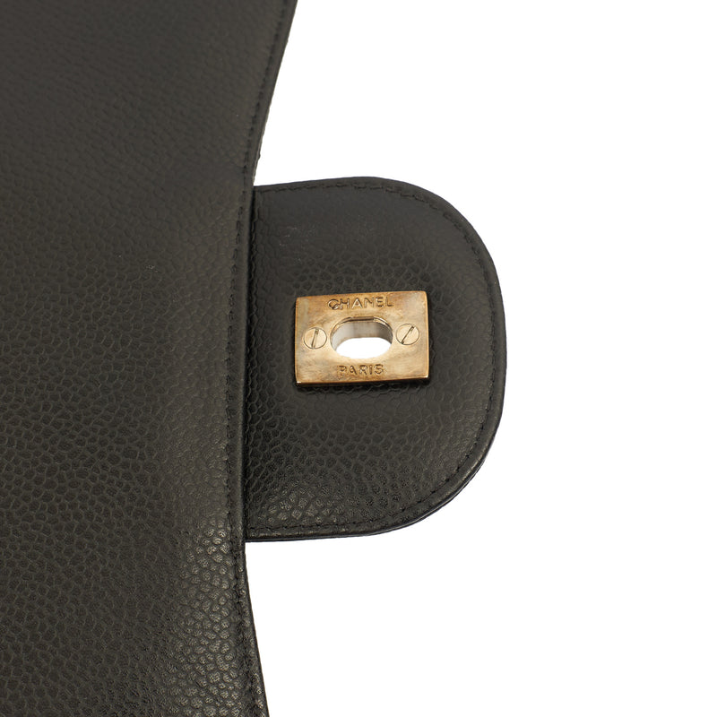 Picture of Chanel Shoulder Bag Classic Single Flap - Large in Black, Caviar Leather