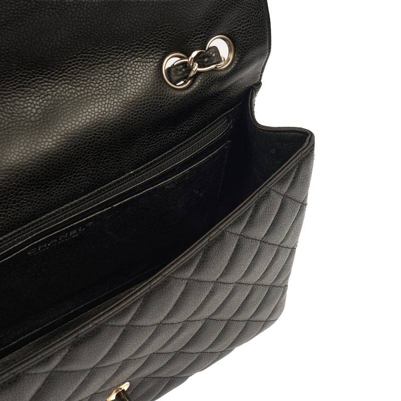 Picture of Chanel Shoulder Bag Classic Single Flap - Large in Black, Caviar Leather