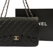 Picture of Chanel Shoulder Bag Classic Single Flap - Large in Black, Caviar Leather
