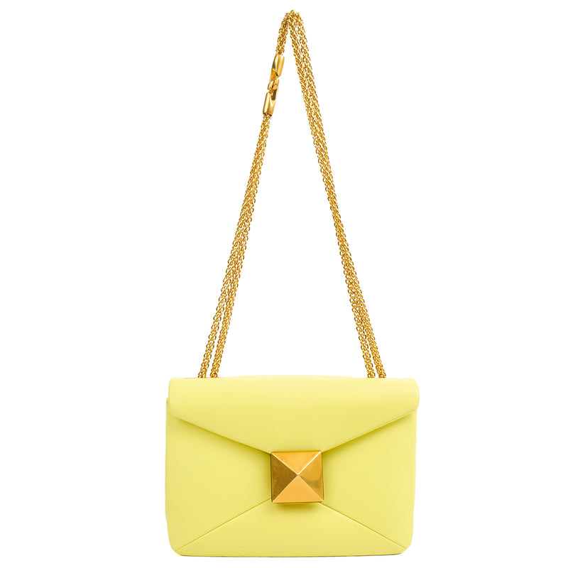 Picture of Valentino Cross Body Rockstud Spike Small in Green, Leather