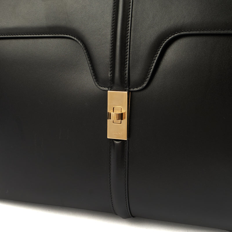 Picture of Celine Tote Box Bag - Medium in Black, Leather