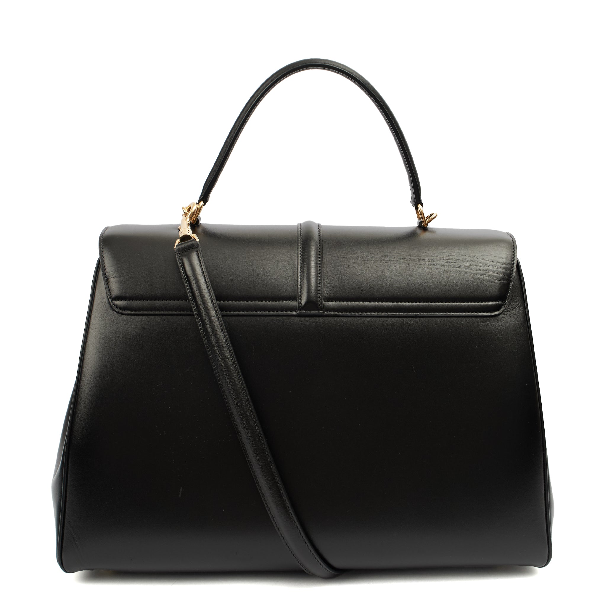 【極美品】CELINE ビジネスバッグ 100 Celine Tote Box Bag - Medium in Black, Leather | The Handbag Clinic
