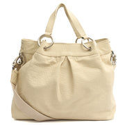 Picture of Mulberry Shoulder Bag Tote in Cream, Calfskin Leather