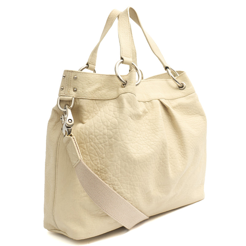 Picture of Mulberry Shoulder Bag Tote in Cream, Calfskin Leather