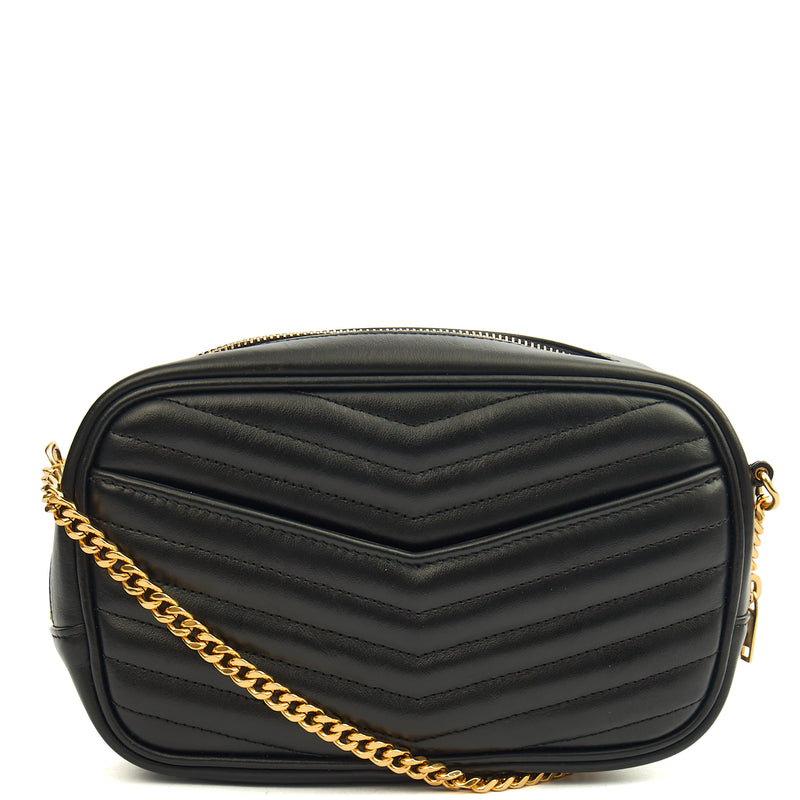 Picture of Saint Laurent Cross Body Lou Mini Crossbody in Black, Leather