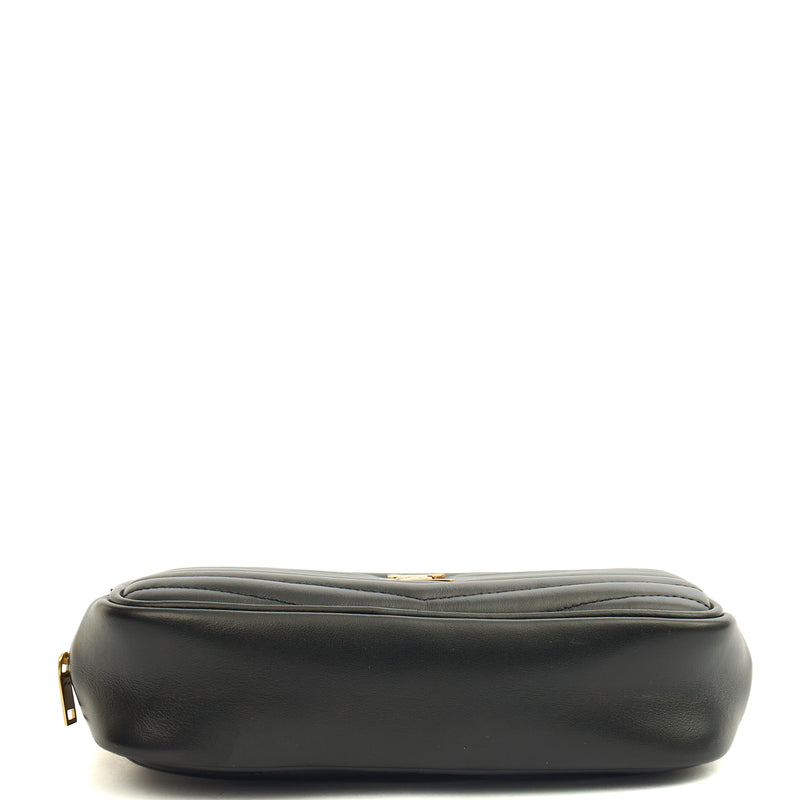 Picture of Saint Laurent Cross Body Lou Mini Crossbody in Black, Leather