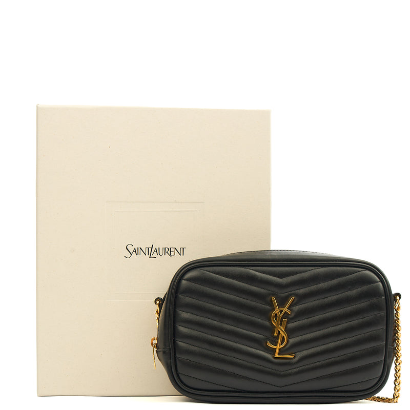Picture of Saint Laurent Cross Body Lou Mini Crossbody in Black, Leather