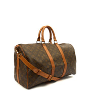 Picture of Louis Vuitton Tote Keepall 45 Bandouliere in Monogram, Canvas