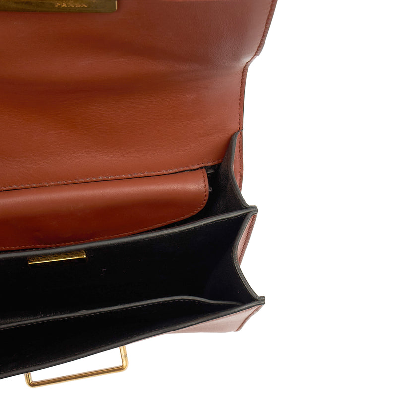 Picture of Prada Shoulder Bag Cahier  in Multi, Calfskin