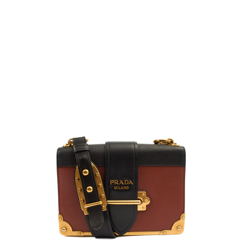 Picture of Prada Shoulder Bag Cahier  in Multi, Calfskin