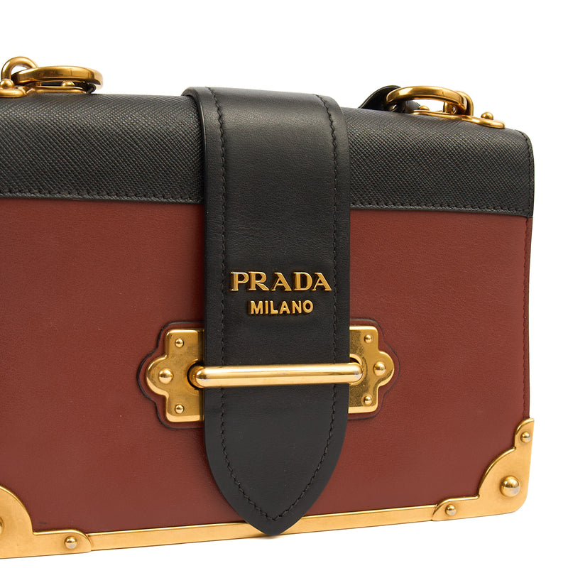 Picture of Prada Shoulder Bag Cahier  in Multi, Calfskin