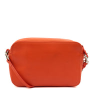 Picture of Mulberry Cross Body Blossom Pochette with strap  in Orange, Leather