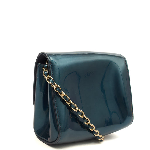 Picture of Mulberry Mini Bag Lily - Mini  in Blue, Patent Leather