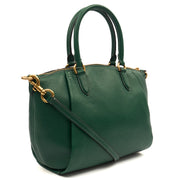 Picture of Coach Satchel Elise Satchel in Green, Leather