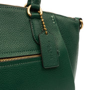 Picture of Coach Satchel Elise Satchel in Green, Leather