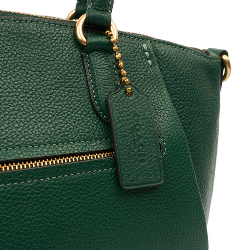 Picture of Coach Satchel Elise Satchel in Green, Leather