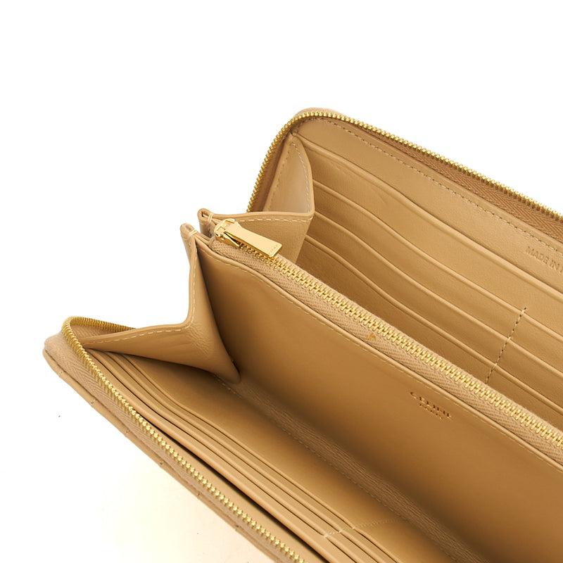 Celine Wallet in Cream, Leather
