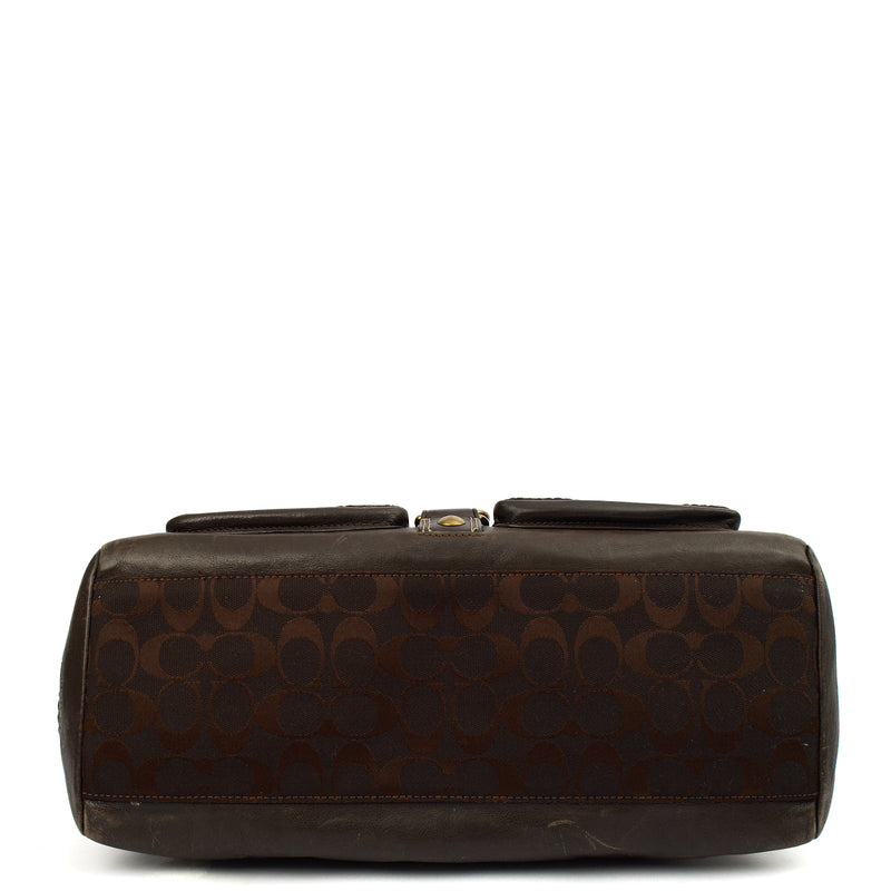 Picture of Coach Shoulder Bag Willow Tote in Brown, Leather