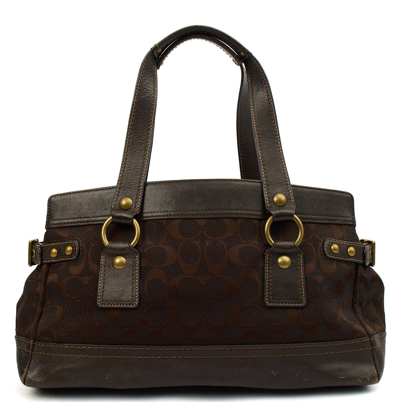 Picture of Coach Shoulder Bag Willow Tote in Brown, Leather