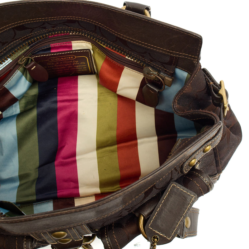 Picture of Coach Shoulder Bag Willow Tote in Brown, Leather