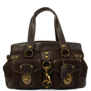 Picture of Coach Shoulder Bag Willow Tote in Brown, Leather