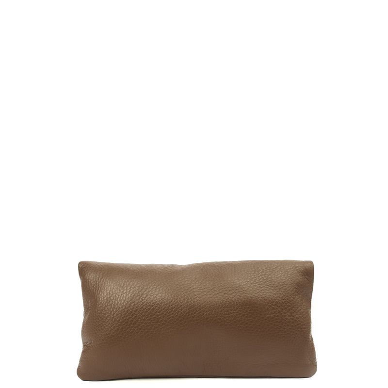 Picture of Mulberry Clutch Daria Pouch in Clay, Calfskin Leather
