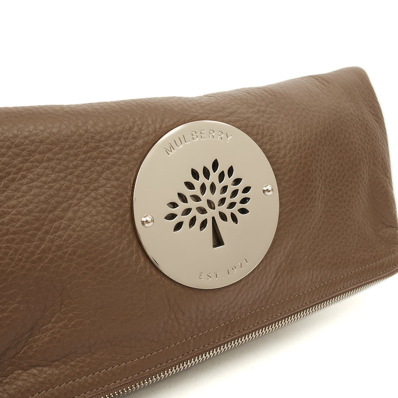 Picture of Mulberry Clutch Daria Pouch in Clay, Calfskin Leather