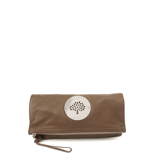 Picture of Mulberry Clutch Daria Pouch in Clay, Calfskin Leather