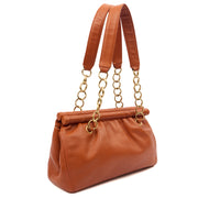 Picture of Chanel Shoulder Bag Shoulder Bag in Orange, Calfskin Leather