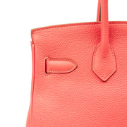 Picture of Hermes Tote Birkin 30 in Rose Lipstick, Togo Leather