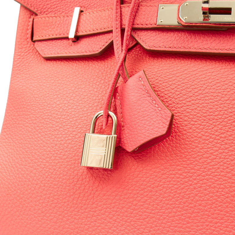 Picture of Hermes Tote Birkin 30 in Rose Lipstick, Togo Leather