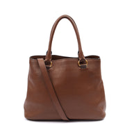 Picture of Prada Cross Body Tote in Brown, Leather