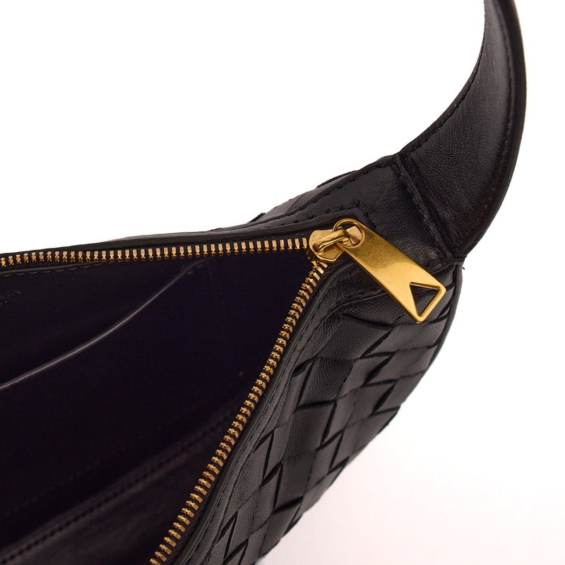 Picture of Bottega Veneta Shoulder Bag Gemelli - Small in Black, Intrecciato Nappa