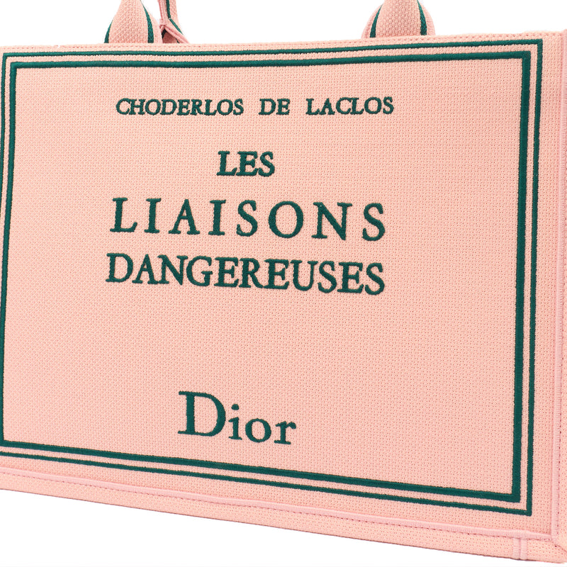 Picture of Christian Dior Tote Book Tote - Small in Pink, Canvas