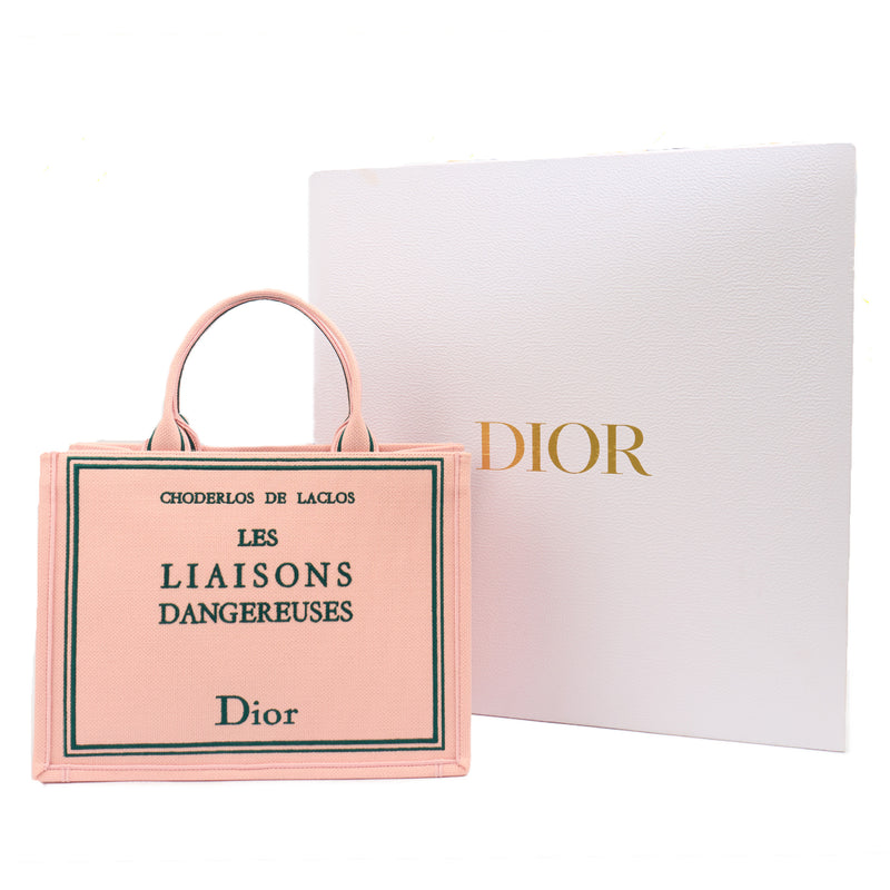 Picture of Christian Dior Tote Book Tote - Small in Pink, Canvas
