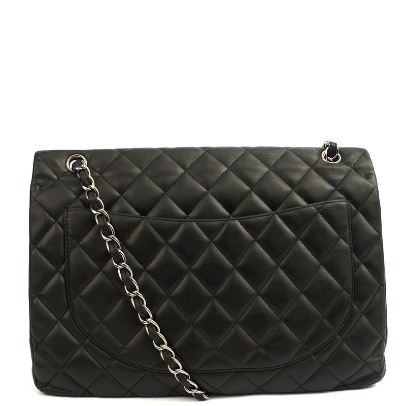 Picture of Chanel Shoulder Bag Classic Single Flap - Maxi in Black, Lambskin Leather