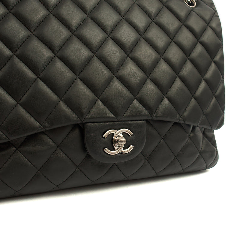 Picture of Chanel Shoulder Bag Classic Single Flap - Maxi in Black, Lambskin Leather
