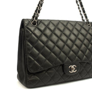 Picture of Chanel Shoulder Bag Classic Single Flap - Maxi in Black, Lambskin Leather