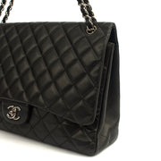 Picture of Chanel Shoulder Bag Classic Single Flap - Maxi in Black, Lambskin Leather