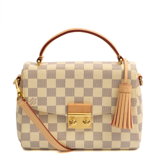 Picture of Louis Vuitton Top Handle Croisette in Damier Azur, Canvas
