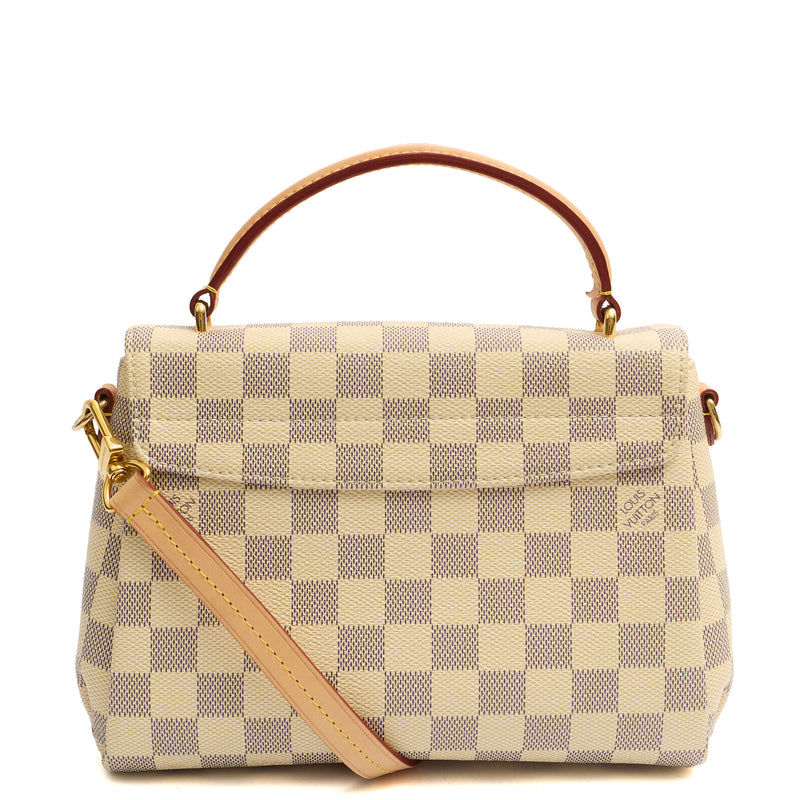 Picture of Louis Vuitton Top Handle Croisette in Damier Azur, Canvas