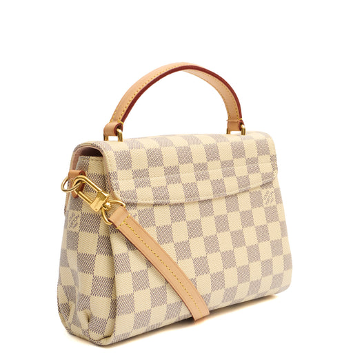 Picture of Louis Vuitton Top Handle Croisette in Damier Azur, Canvas