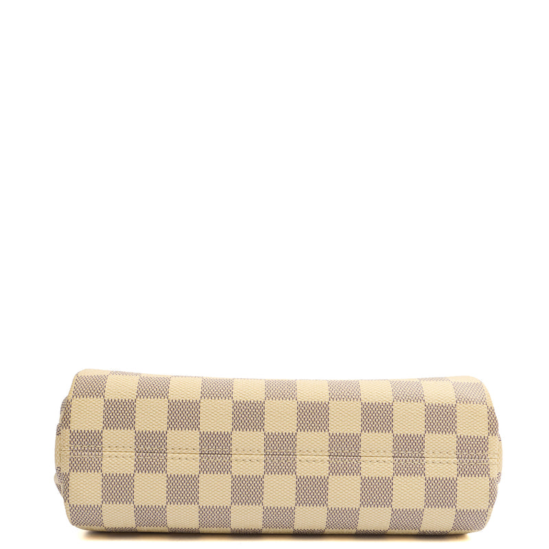Picture of Louis Vuitton Top Handle Croisette in Damier Azur, Canvas