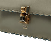 Picture of Fendi Cross Body Kan I - Small in Blue, Leather