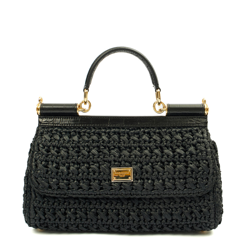 Picture of Dolce & Gabbana Top Handle Sicily - Small in Black, Other