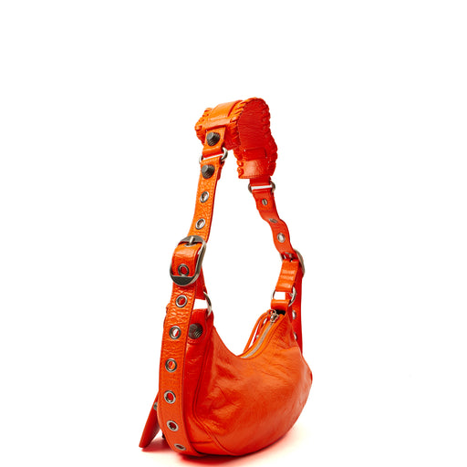 Picture of Balenciaga Shoulder Bag Le Cagole S in Orange, Leather