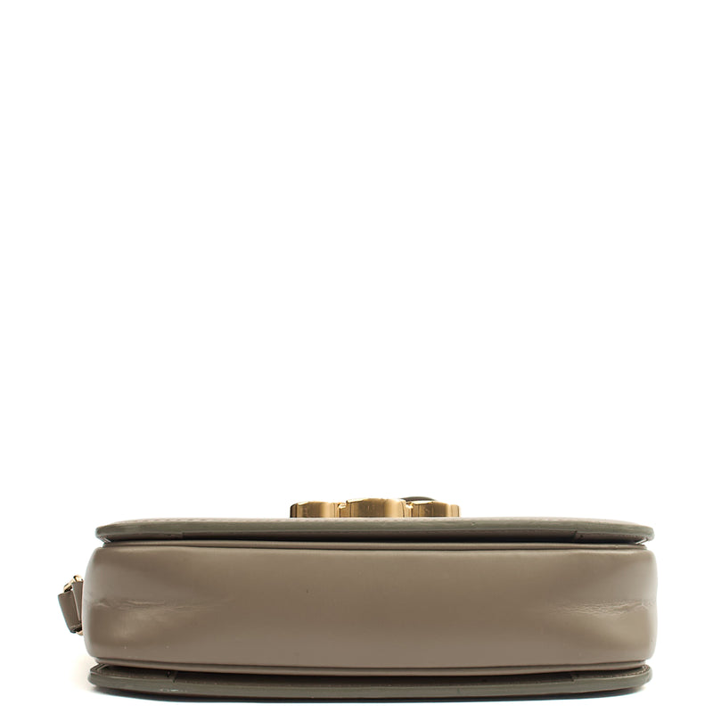 Picture of Celine Cross Body Triomphe - Mini in Grey, Box Calfskin