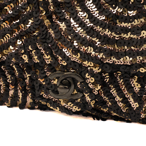 Picture of Chanel Shoulder Bag Flap Bag in Black, Sequin